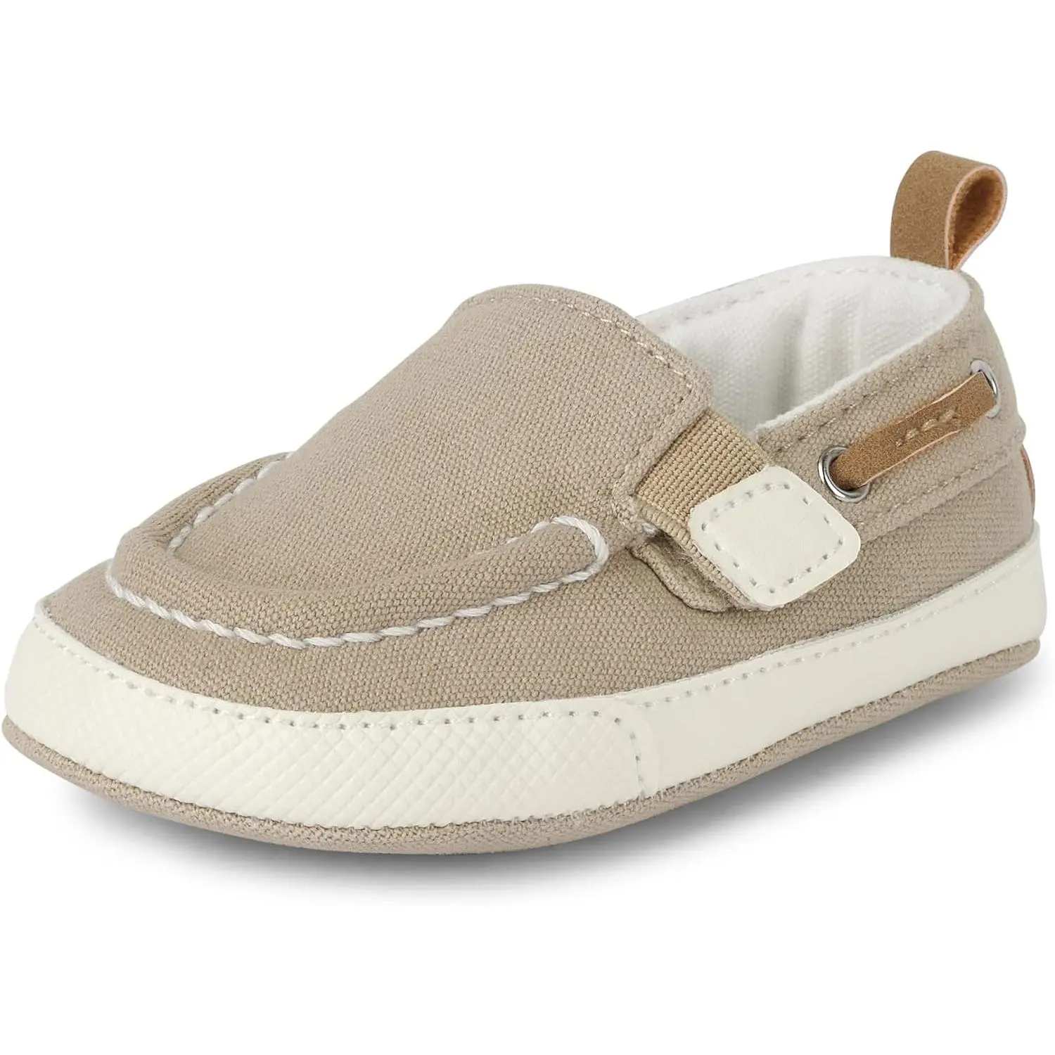 The Children's Place Baby Boys' Newborn Slip-On Boat Shoes - New Model Summer Footwear (Tooled Design), Slip-On Shoe