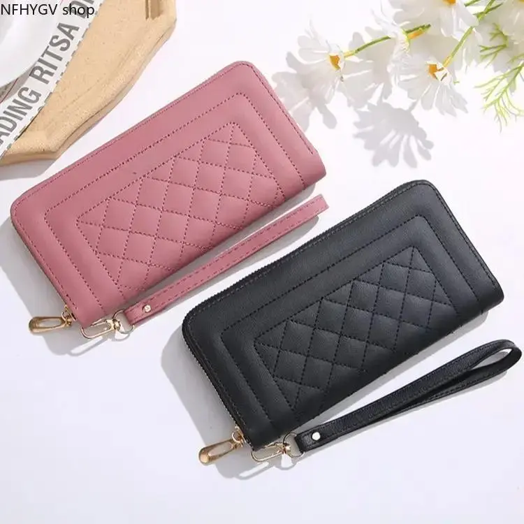 2026 Women's Large-Capacity Single-Zipper Multifunctional Elegant Clutch Long Wallet, Portable Daily Purse Suitable For Sports Gym Outdoor Activities And Daily Commute