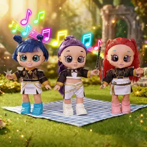 10 Inch Anime Doll Set, Jointed Action Figure, Music Playing, Limited Edition, Unisex, Perfect Birthday Gift