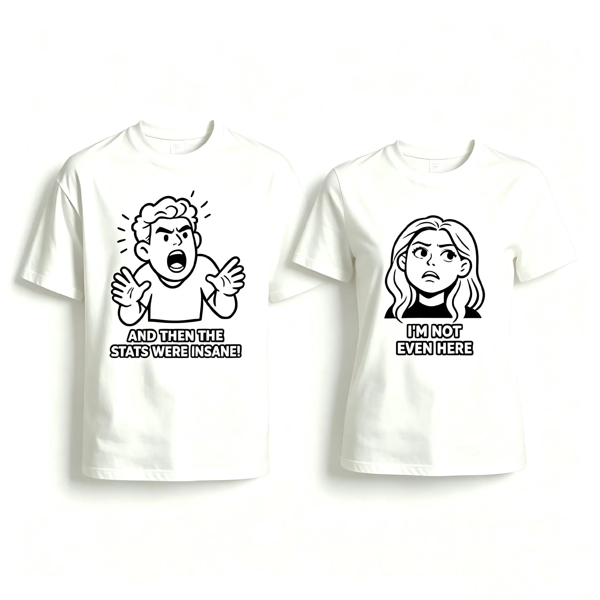 Meme Face Couple Matching T‑Shirts , Funny  Inspired Face Graphic Tees for Him Her, Crew Neck Short Sleeve Casual Cotton Tops, Humorous Couple Outfit, Valentine Gift for Partners, Machine Washable Womenswear Clothes