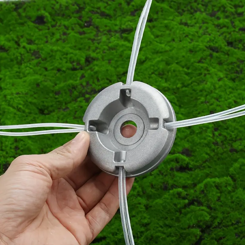 Universal Aluminum Lawn Mower Blade, Trimmer Head, Grass Cutting Disc with Nylon Steel Wire, Lawn Mower Accessories, Replacement Parts