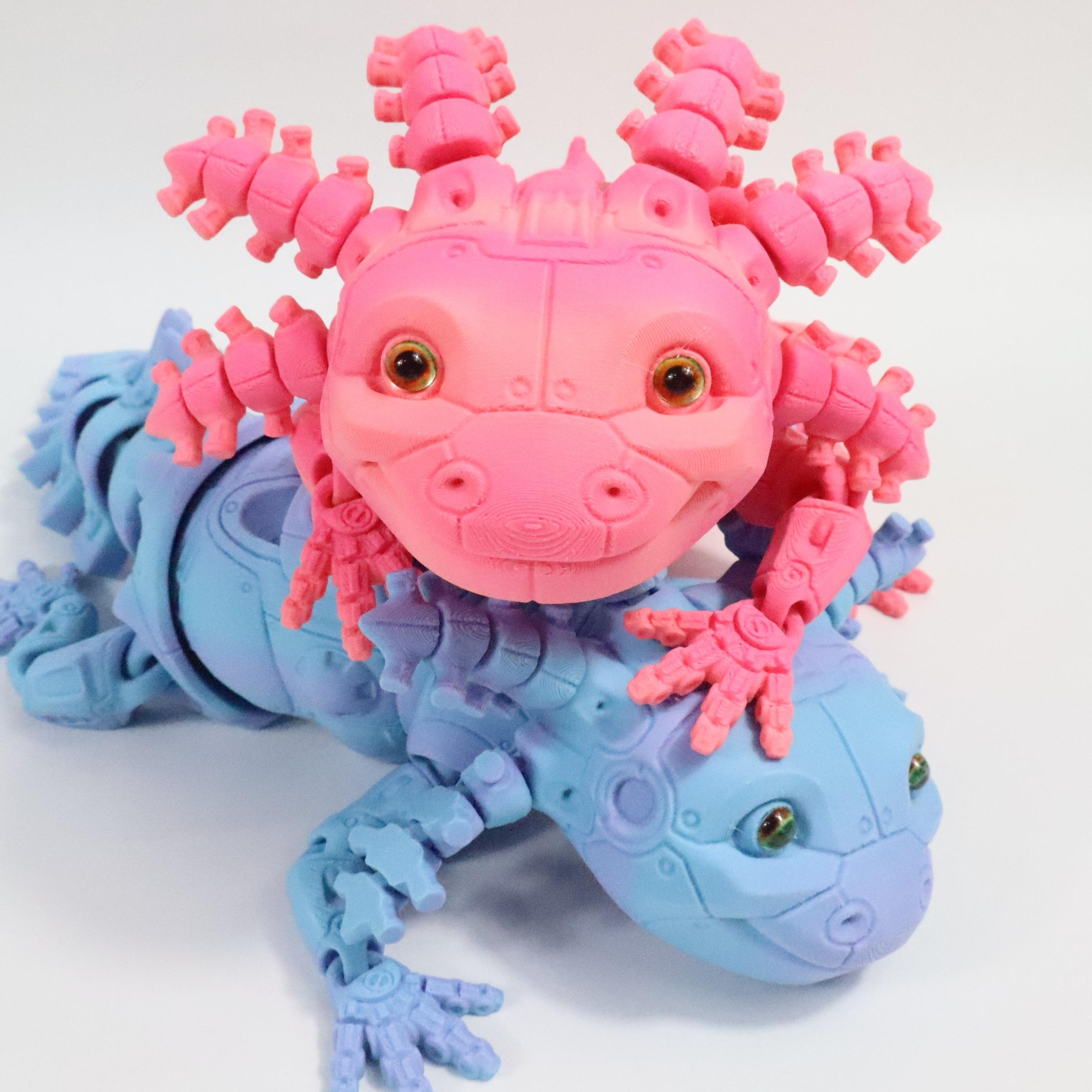 3D Printed 37cm Mechanical Hexapod Dinosaur Toy, Realistic Eyes, Detachable Head, Party Gift, Birthday Present, Halloween & Christmas Gift, Animals