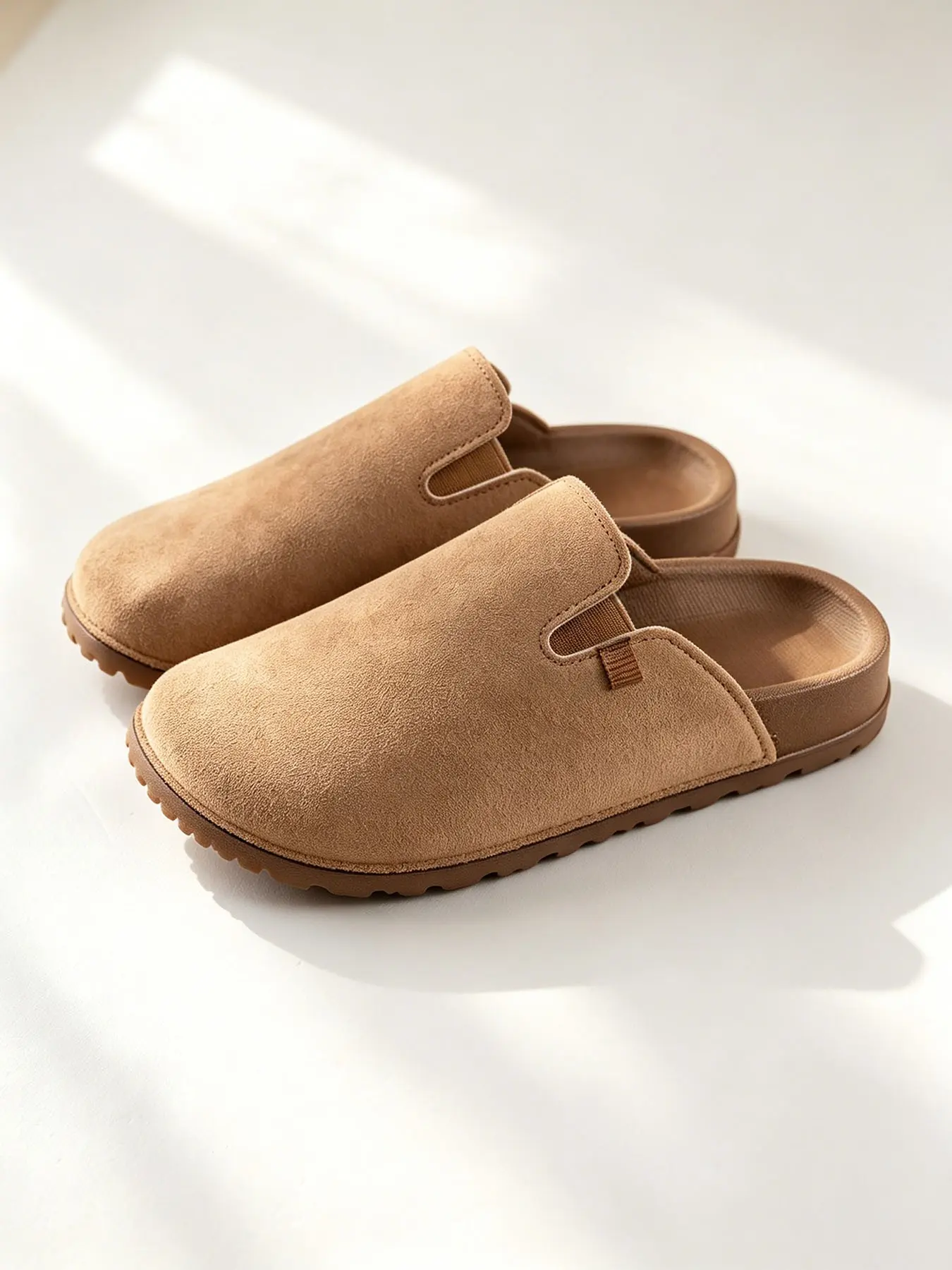 Women's Open Toe Slippers, Summer Slides, Solid Color Eva Flatform, Casual Medium Width, All Seasons, Home & Outdoors, 4 Colors Available