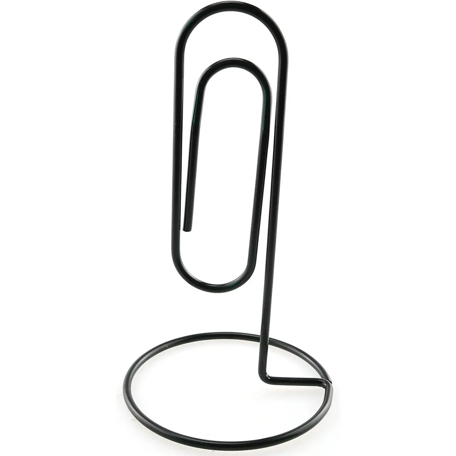 1 count Black Study Note Holder Office Desk Paper Clip Memo Holder & Organizer,  Office Accessory, Organize and Access Bills
