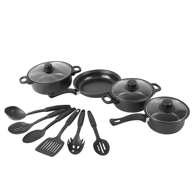 13PCS Nonstick Cookware Set with Lids, Kitchen Pots and Pans Set, Available in 5 Colors