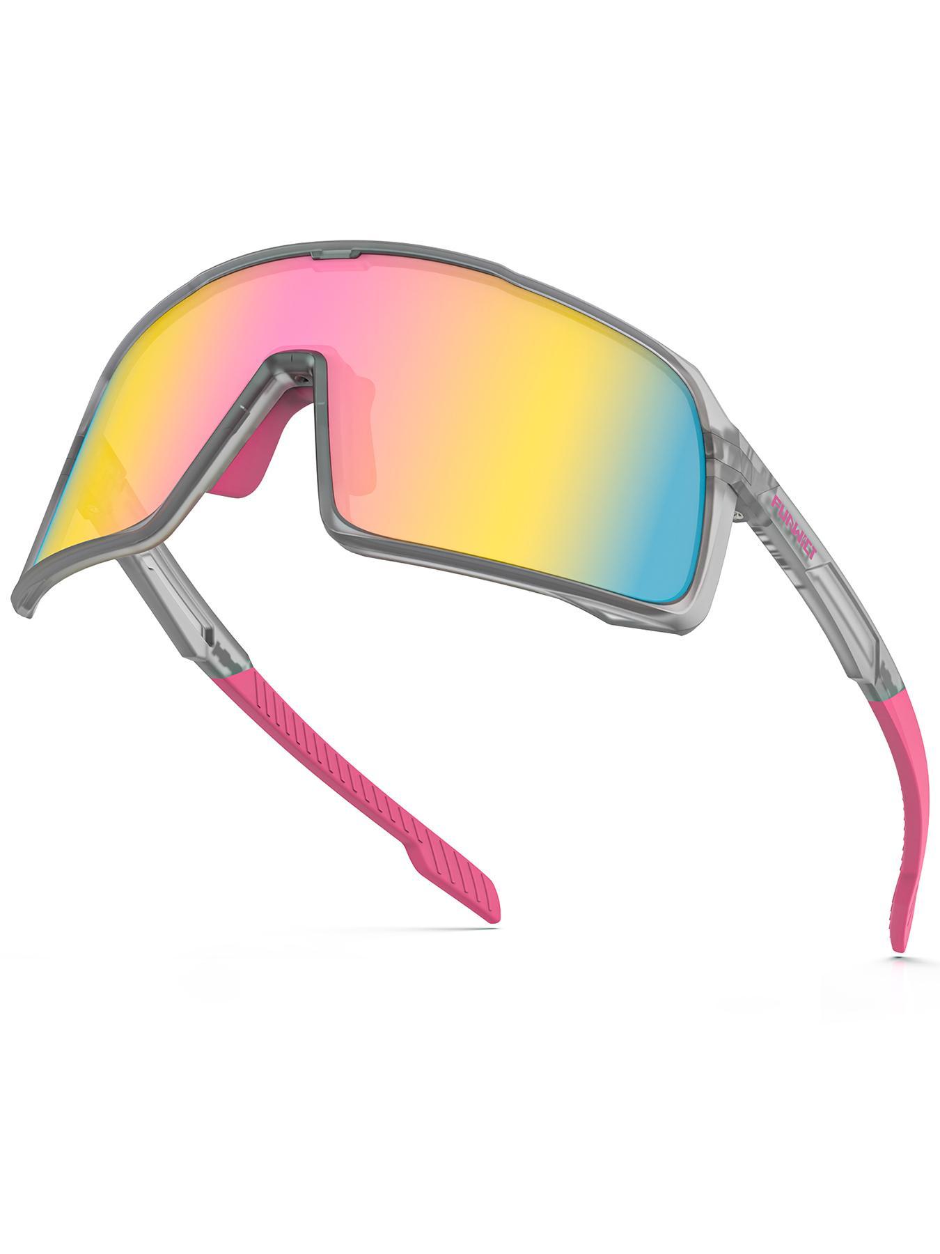 Polarized Sunglasses, Outdoor Sports Protective Glasses, Lightweight Eyewear for Cycling Fishing Hiking Jogging