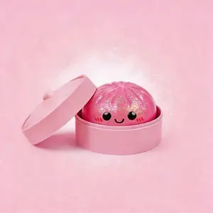 Soft Squishy Stress Relief Toy, Tpr Material, Reusable & Non-Adhesive, Perfect for Kids' Gifts & Easter Eggs, Fun & Durable Design, Cute Squishy, Steamed Bun Squishy