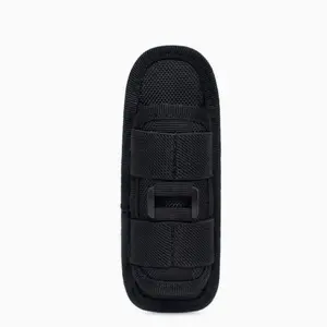 Tactical Flashlight Holster, 1 Count 360° Rotatable Waist Clip, Durable Portable Nylon Flashlight Holder, Suitable for Hunting & Fishing Work Travel【No Torch】