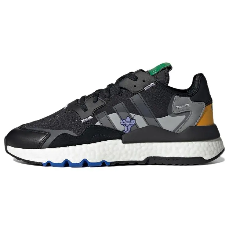 Adidas Originals Nite Jogger Fabric and Leather Low-Top Casual Sneakers for Men and Women – Comfortable, Slip-Resistant, Durable Verifiable, with credentials and supporting global authentication