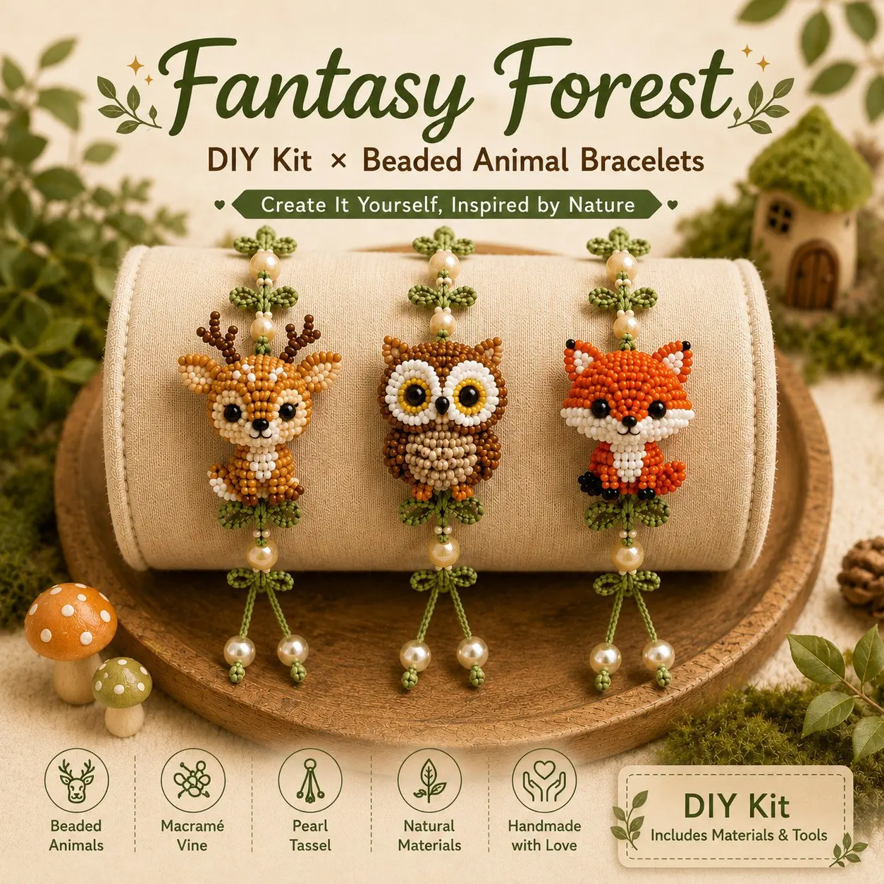 DIY Beaded Bracelet Making Kit, Creative Jewelry Craft Set, Fun Handmade Accessories, Perfect for Beginners & Enthusiasts
