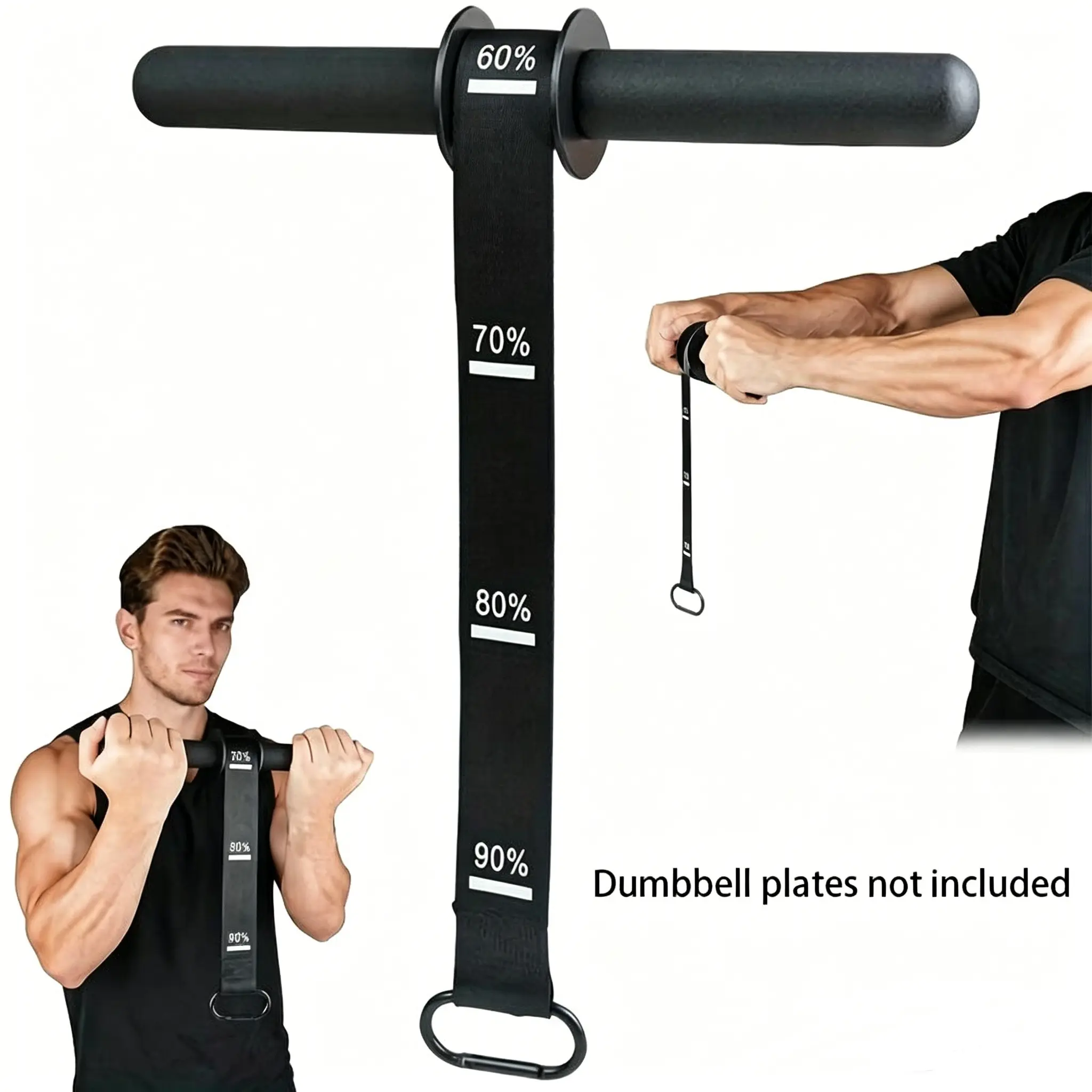 Forearm Strengthening Device, Wrist Rope Wheel, Thick Handle Wrist Trainer, Ideal for Hand, Wrist, Forearm Strength Training, Enhance Grip, Build Muscle Lines