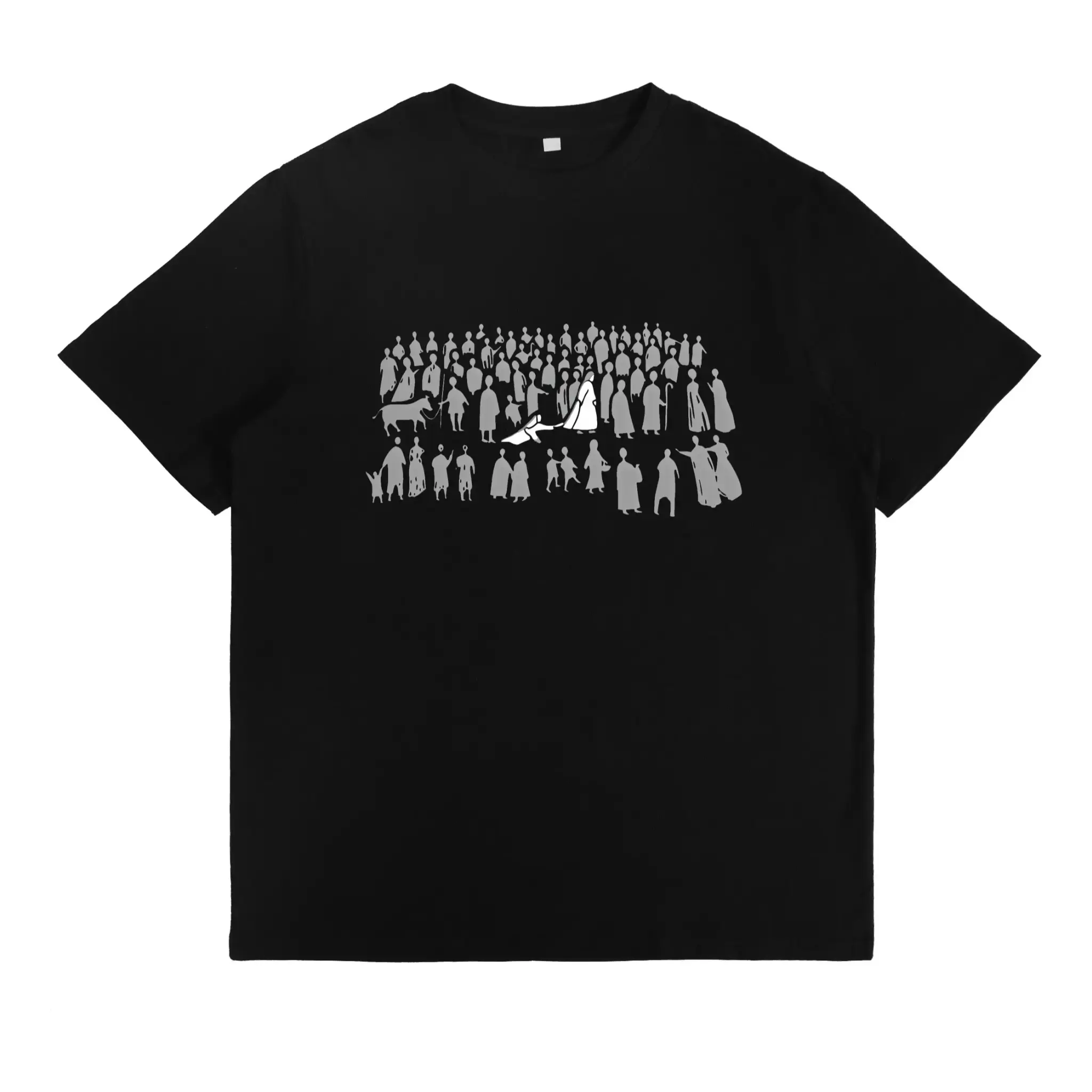 Women's Christian Printed 100% Cotton Smooth Short-Sleeve Round-Neck Fitted T-Shirt - "By His Wounds We Are Healed" Graphic, Fitted Cut Casual Top for Women