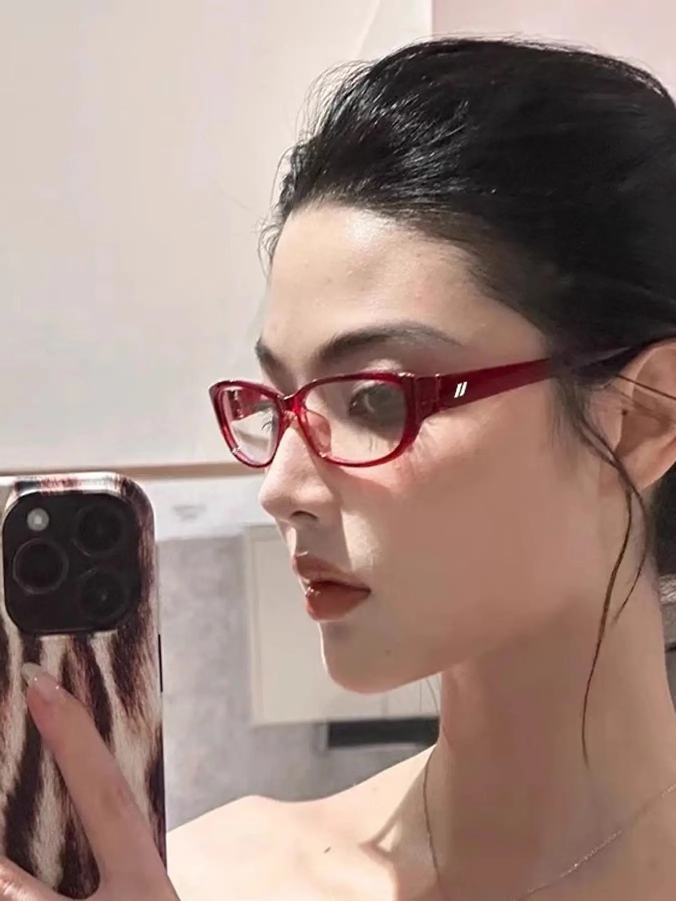Women's Retro Cat Eye Glasses, Pure Desire Clear Plain Sunglasses, Fashionable Unisex Eyewear, Stylish Optical Frames