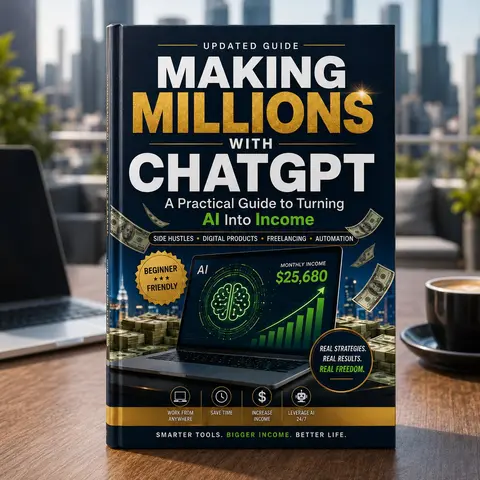ChatGPT Income Guide Book, Learn How to Monetize AI Tools, Work From Home, Increase Passive Income With Step-by-Step Methods