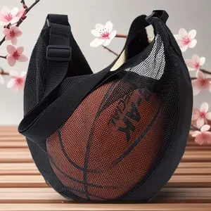 1pc Basketball Bag Large Capacity Shoulder Body Bag Sports Training Ball Storage Bag Basketball Bag Volleyball Net Bag Fitness Bag
