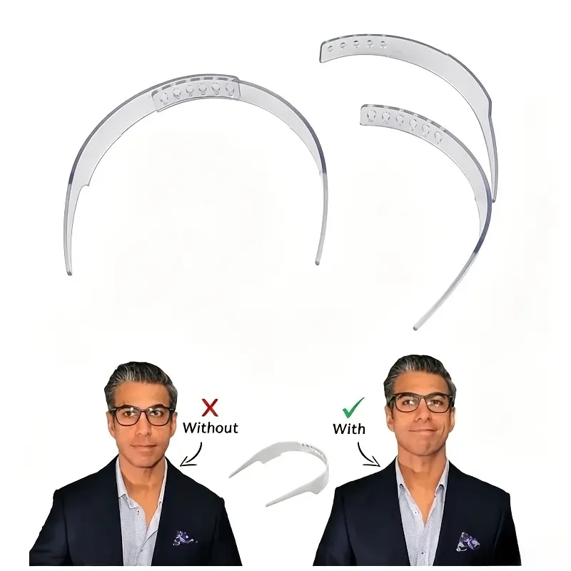 2-4 Sets of Adjustable Polyvinyl Chloride Collar Fixers, Anti-Wrinkle Shirt Collar Support Fixers, Suitable for Both Men And Women, And General Collar Fixers for Business And Daily Wear