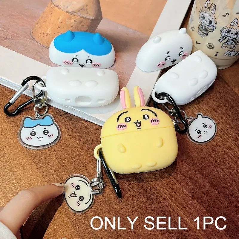 1 Nanka Chiisakute Kawaii Yatsu Headphone Case, Cute Wireless Bluetooth Earphone Case, Drop-Resistant Durable Stylish Accessory for AirPods Pro 3/1/2/3/4/Pro/Pro 2, Headphone Accessories