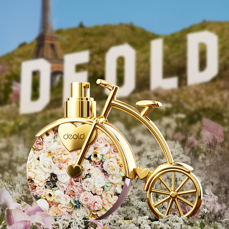 New Floral Bicycle Perfume - Women's Long-lasting Spray - Elegant Bicycle Bottle Design, Pink Floral Fragrance, Perfect Valentine's Day Gift, Christmas Choice, Suitable for Both Daily And Special Occasions, A Must-have for Ladies And At Parties