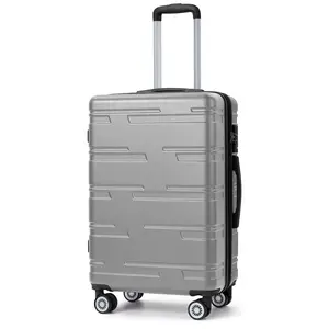 ✈️ 24" Expandable Hard Shell Suitcase – TSA Lock, 360° Double Spinner Wheels, Lightweight ABS Checked Luggage for Business & Vacations! 🌍✨