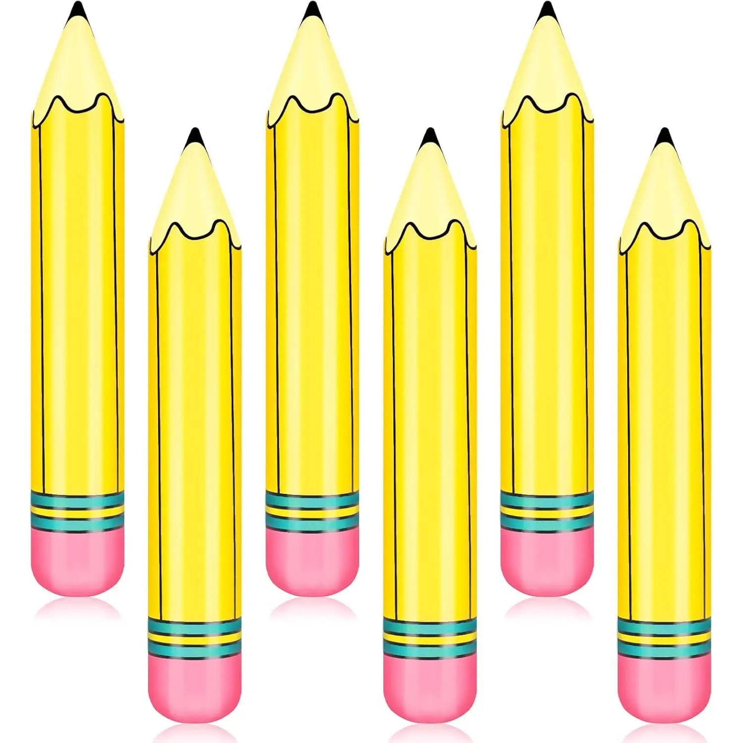 pro 27 Inch Giant Large Inflatable Pencil Back to School Graduation Decor Hanging Inflatable Pencil Classroom Decoration for Back to School Classroom Garden Room Birthday Party Decorationsfidget toys