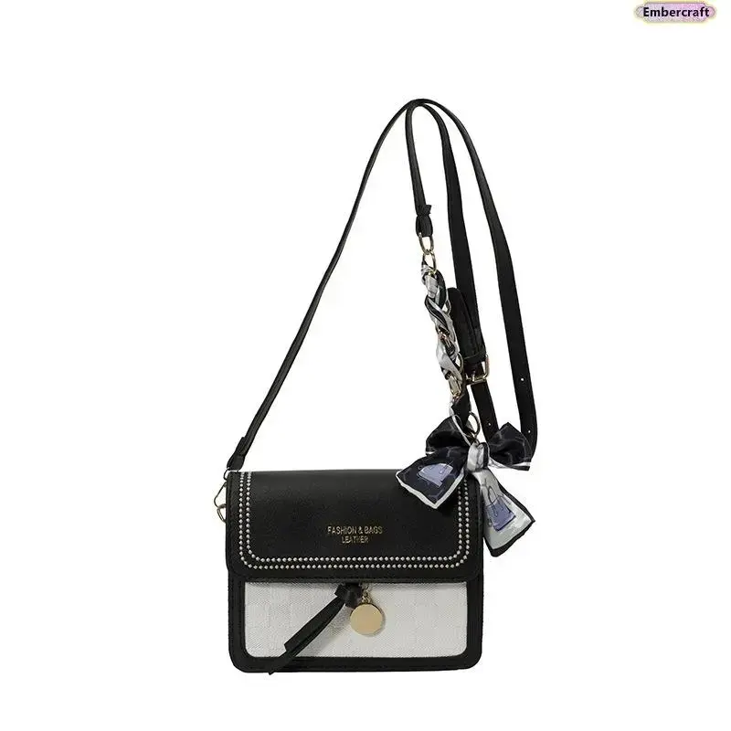 Women's Trendy Peppy Glamorous Mini Square PU Leather Crossbody Bag - Lightweight Shoulder Messenger Purse, Crossbody Bags for Women, Ideal for Romantic Anniversary, Casual Shopping Dates, Everyday Crossbody Bag, Fashion Crossbody Pouch
