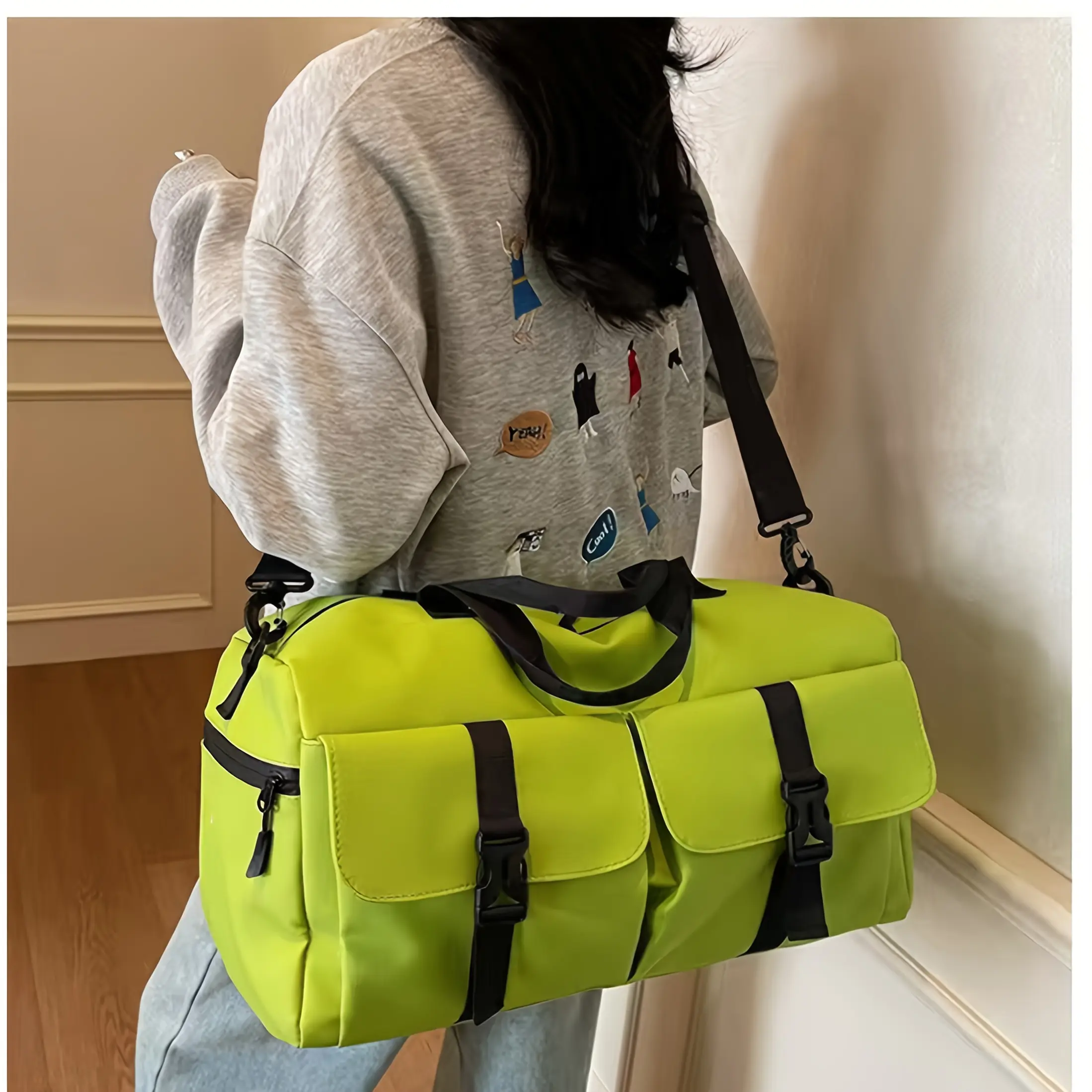 Exclusive High Quality and Portable Dual-use Four Season Bag, Large Capacity Multifunctional Integrated Backpack, with Shoe Isolation Layer for Easy Carrying, Leisure Travel, Sports and Fitness Bag