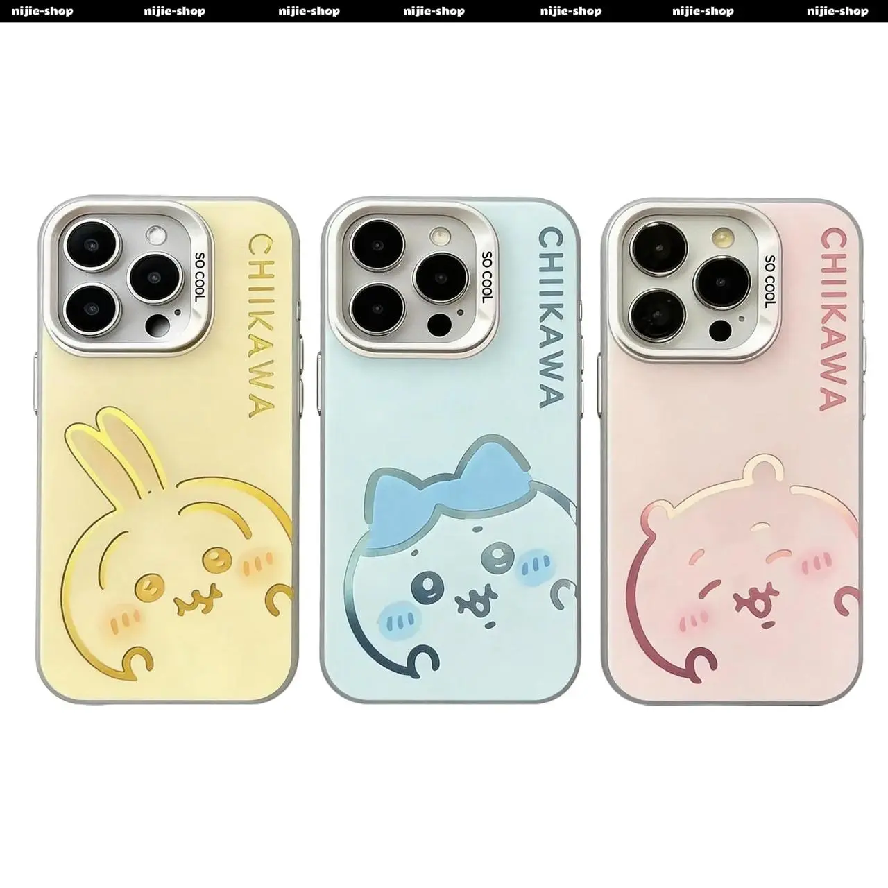 Cartoon Cute Couple C-Chiikawa Smartphone Case - Shockproof Durable TPU Shell, Slim Profile Multi-Model Cover for iPhone 17-11 (Air, Pro, Max, Plus) & Samsung Galaxy S26-S21 (Ultra, Plus, Fe), Christmas Gift