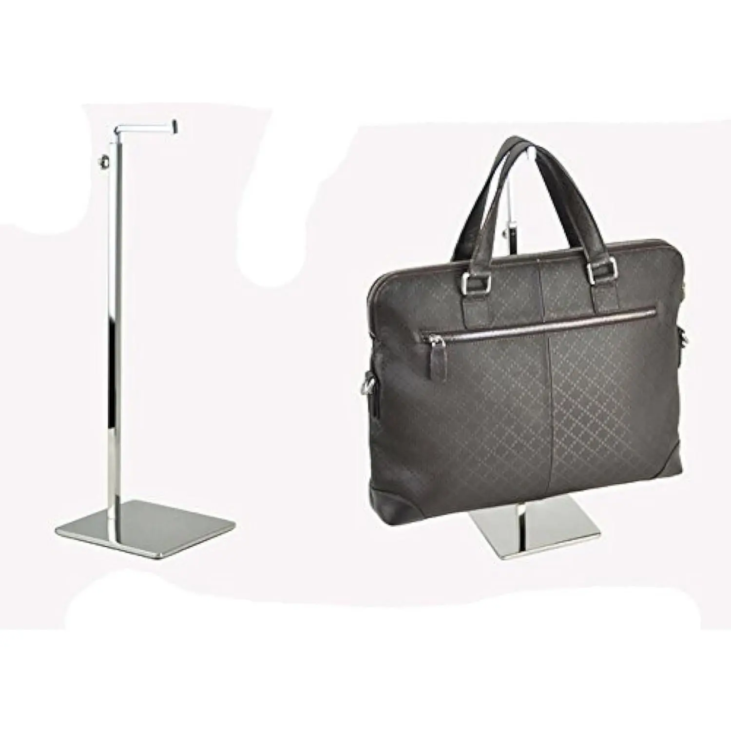 Adjustable Metal Handbag Rack Tabletop Handbag Purse Display Stand Single Hook Bag Stand Holder ()