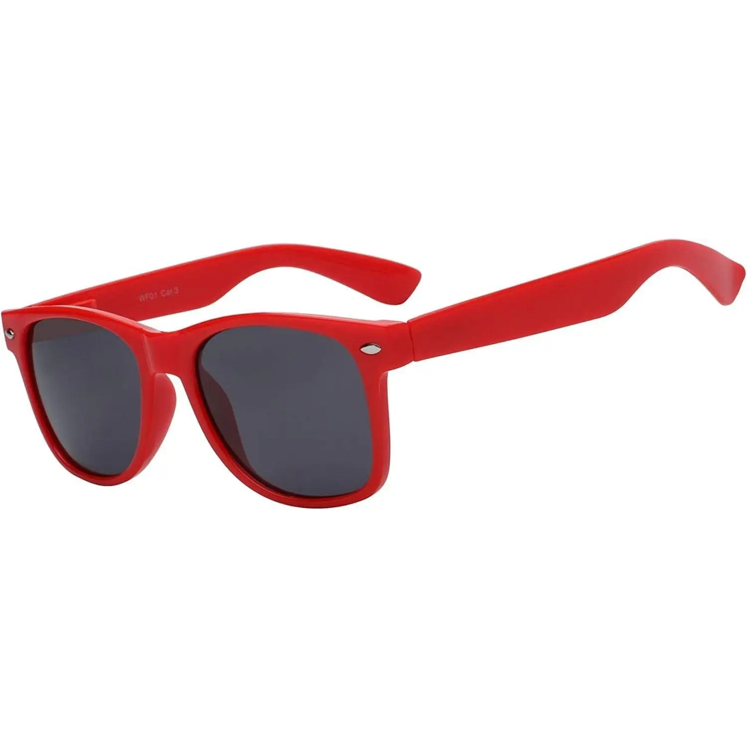 Polarized Kids Sunglasses with UV Protection, Anti-Glare Rectangle Frames for Toddlers, Boys & Girls(Gift)