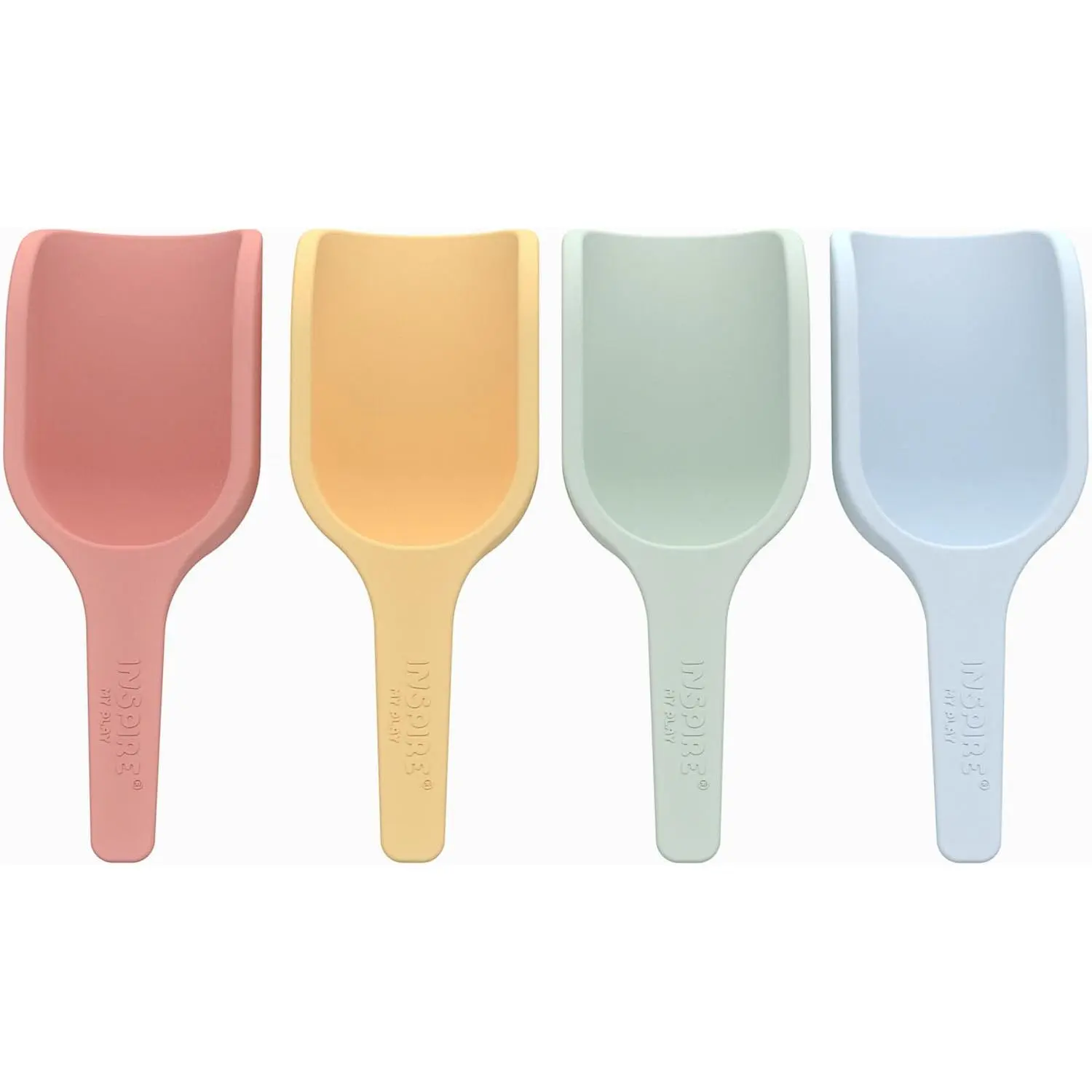 4 x Mini Silicone Scoops - Perfect for Sensory PlayTray - Sensory Bin Accessories - Special Education Classroom Supplies - Montessori Education Toys - Multi-Purpose Shovelfidget toys