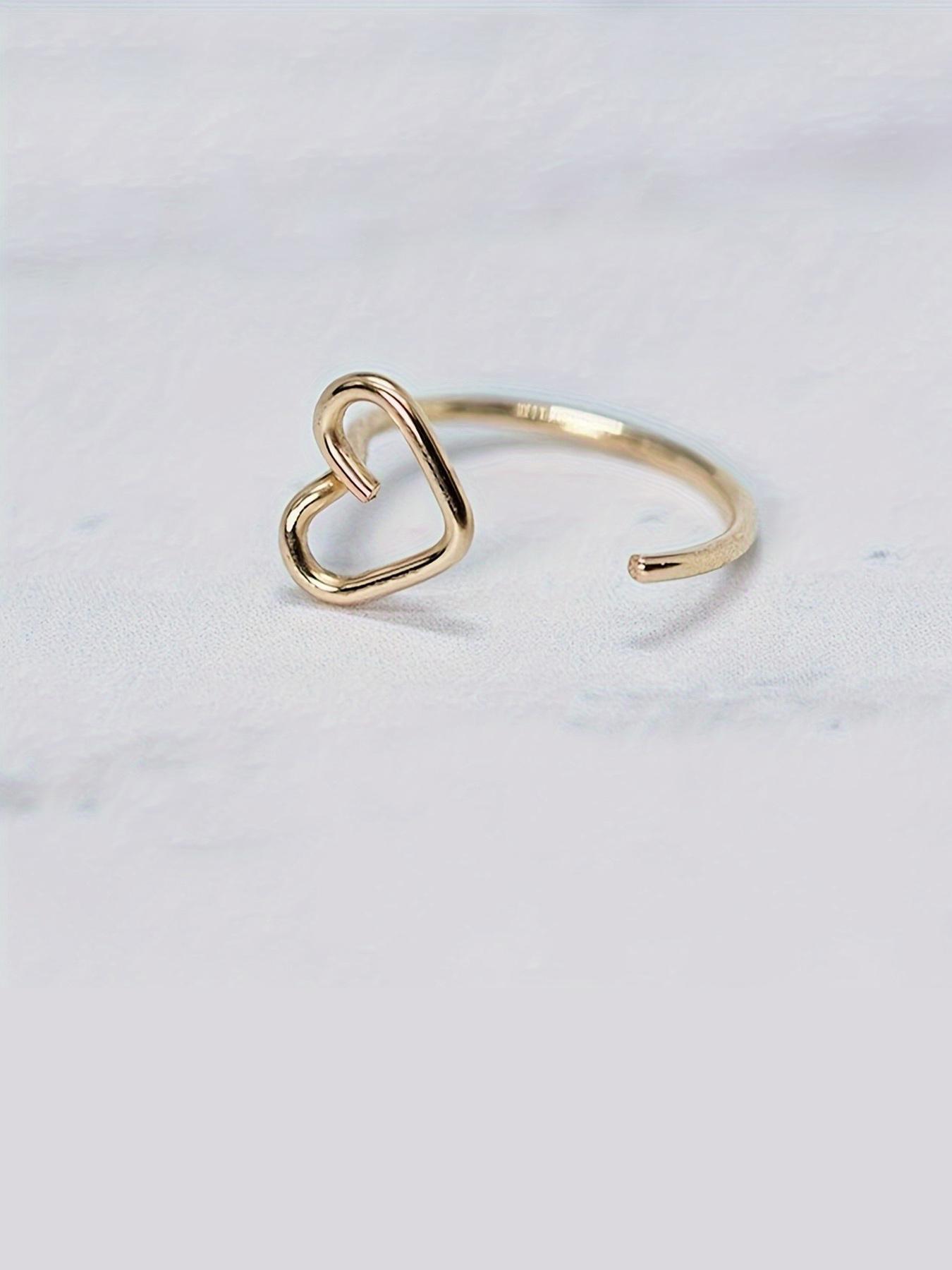 Heart Shaped Nose Stud, Stainless Steel Nose Ring, Body Jewelry for Women & Men, Suitable for Daily Wear