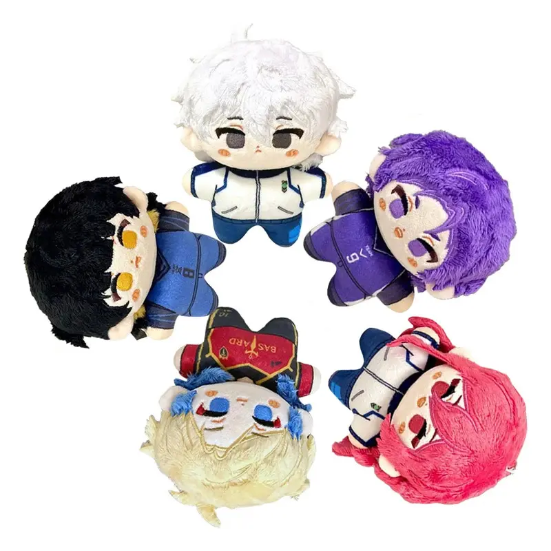 Japanese Anime Round Face Plush Toys - Kawaii Bachira Meguru, Michel Caesar, Seishiro Nagi, Reo Mikage, Chigiri Hyoma Stuffed Dolls, Cute Plush Charm, Room Decoration, Anime Gift Ideas, Aesthetic Room Plush