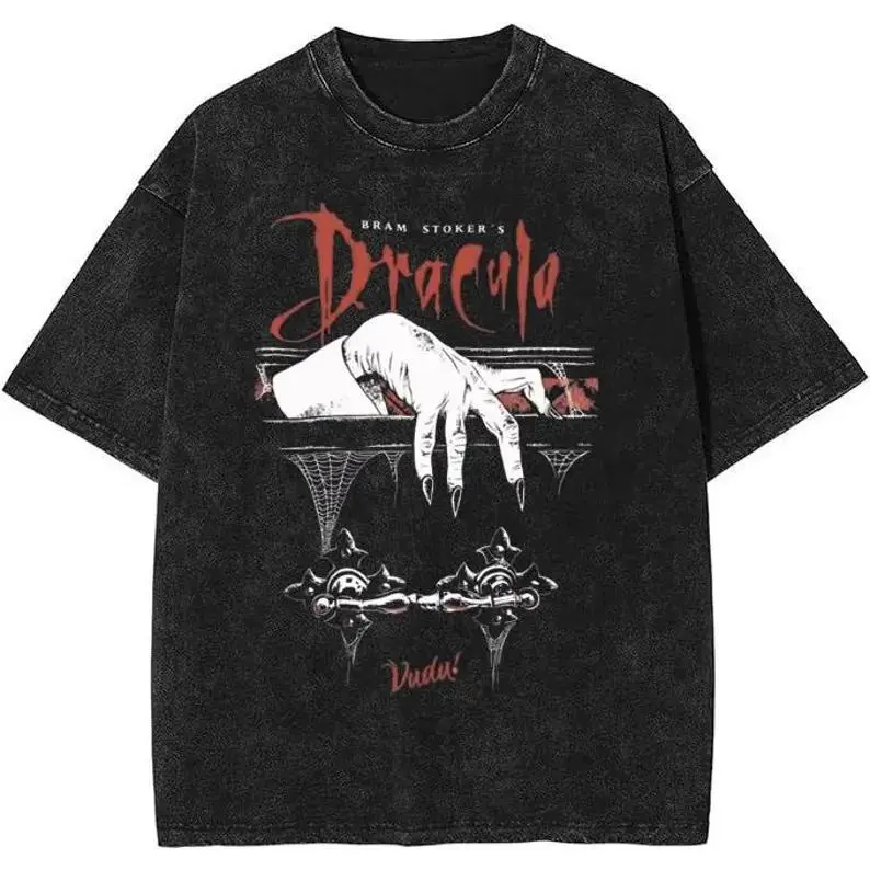 Bram Stoker's Dracula Acid Washed Tee, Horror Shirt, Vintage Tee