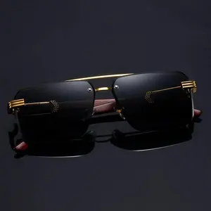 4-Piece Unisex Polarized Sunglasses Set With Multiple Classic Frame Styles – Full Rim Retro Square, Oversized Round And Rectangular Silhouettes Equipped With Stylish Double Bridge, Ultra-Lightweight Decorative Frame Texture, Trendy All-Match Fashion Eyewe