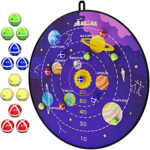 29-Inch Large Foam Dartboard for Kids, Sticky Ball Dart Board Set, Indoor-Outdoor Sport Party Game Toy, Birthday Gift for 3-12 Year Old Boys & Girls