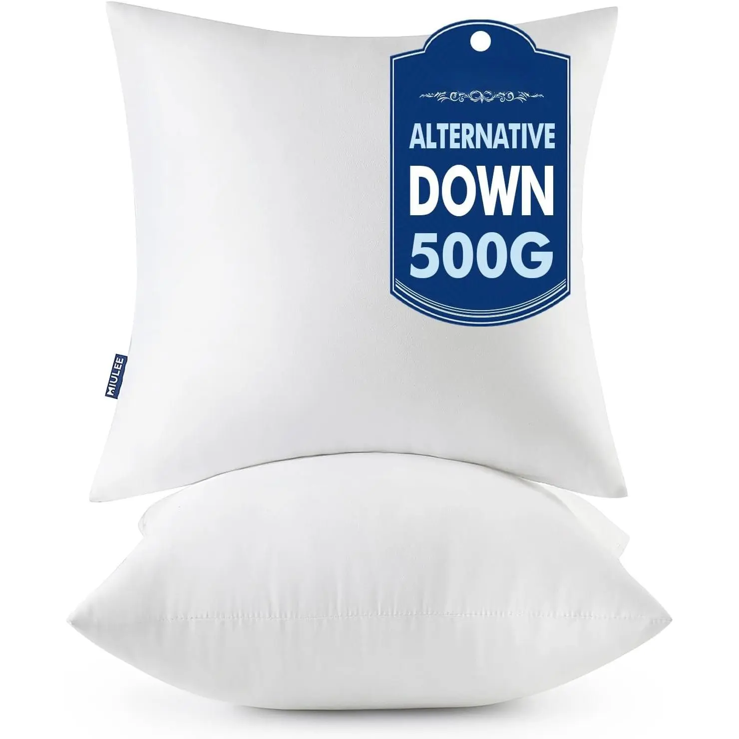 18x18 Throw Pillows Inserts 2 Pack, Decorative Pillows for Couch Bed |  Virgin Filling, Full and , ,  and  Support