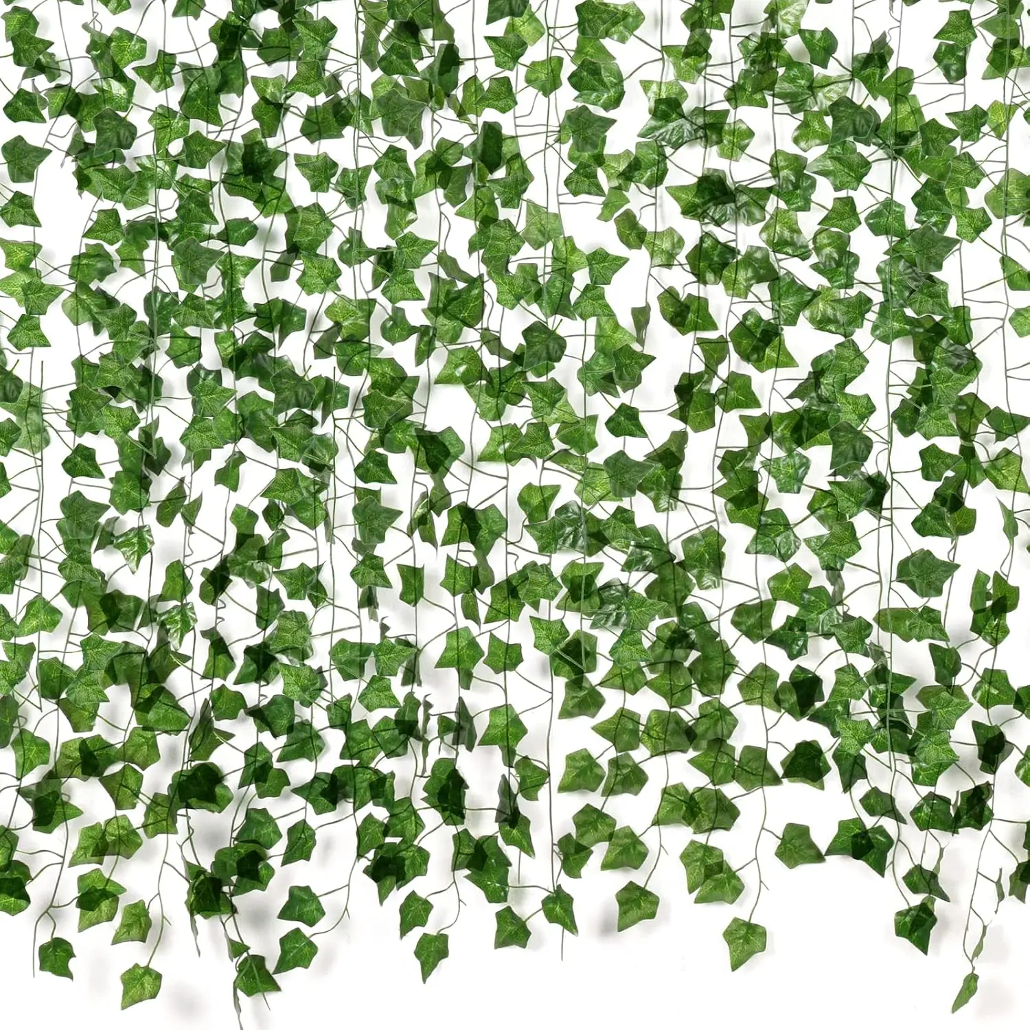 Vines for Room Decor Aesthetic Artificial  Ivy Leaves  Greenery Garlands for  Bedroom Wall Wedding Party Decor (168FT 24 count Vines)