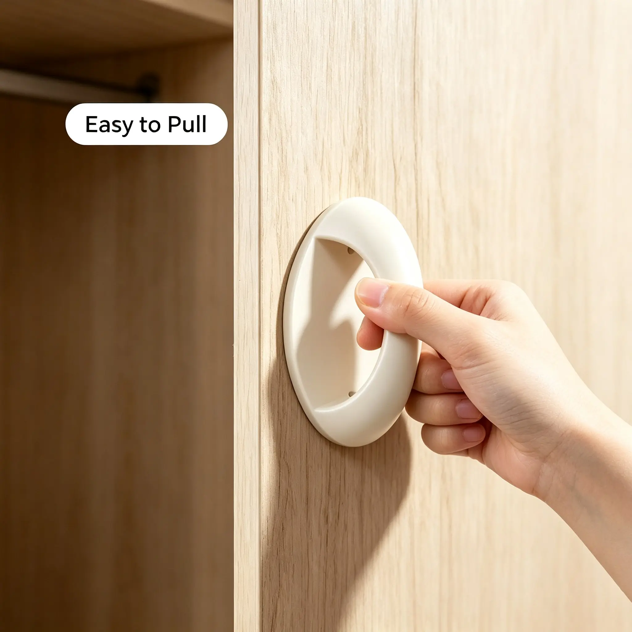 1pcs Door Handle Window Pull Handle Closet Grabber Back Adhesive Balcony Glass Sliding Door Handle Home Accessories Convenient Handle
