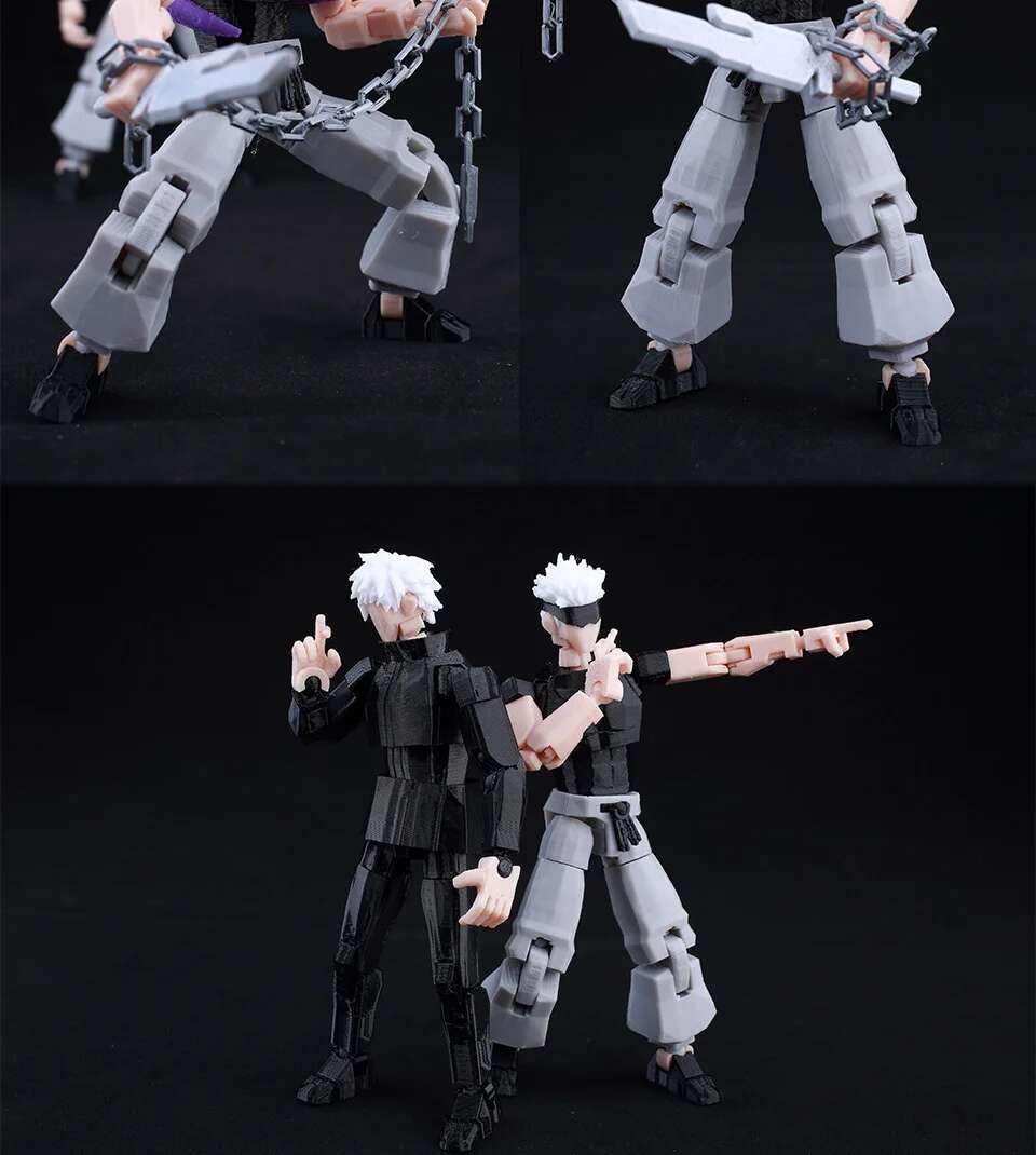 9L3D Articulated Poseable Figure Lucky Dummy13 Toji Fushiguro Jujutsu Kaisen Inverted Spear Of Heaven Soul Liberation Blade Toys