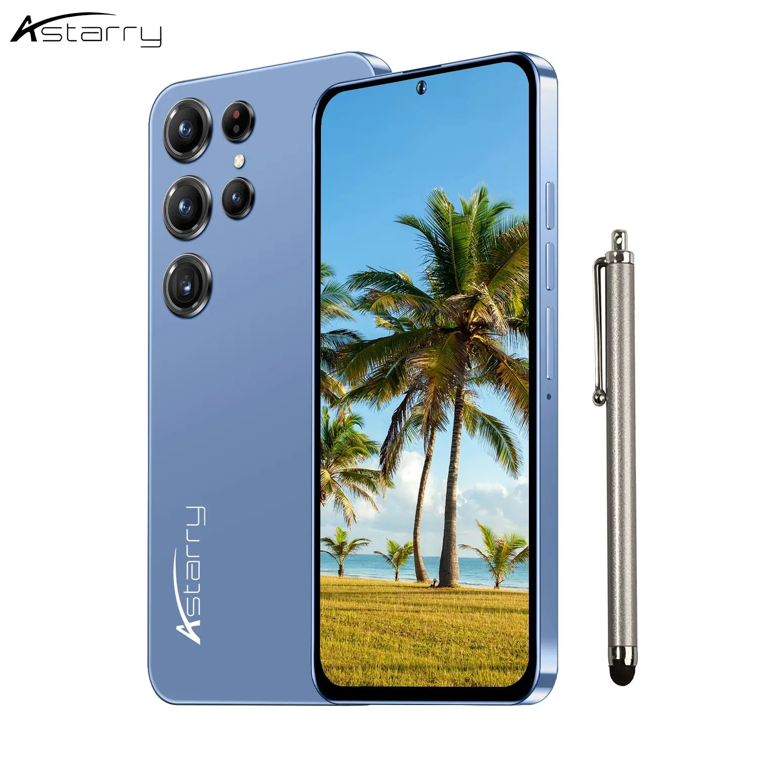 Astarry -6.56 inch touch screen 25 Ultra smart phone, Android mobile smart model, 3800mAh battery life, 5+13MP camera, support for external pen operation, dual card dual standby 4G, 3GB+32GB/3GB+64GB storage, Large Screen Smartphone