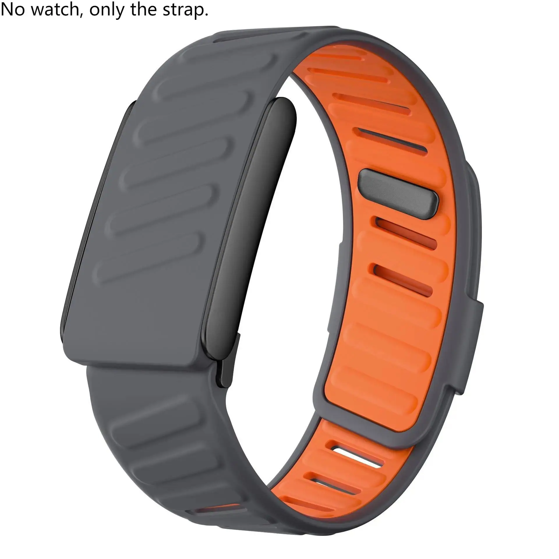 Dark gray orange, regular - black frame