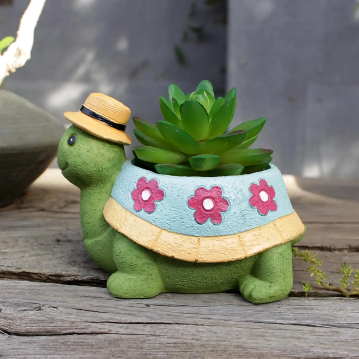 Green Turtle Planter Pots Cute  Small Succulent Pots |  Cactus  Pot with Drainage Hole,Planters for Indoor ,for  Office Desktop Decor,Turtle Gifts for Women