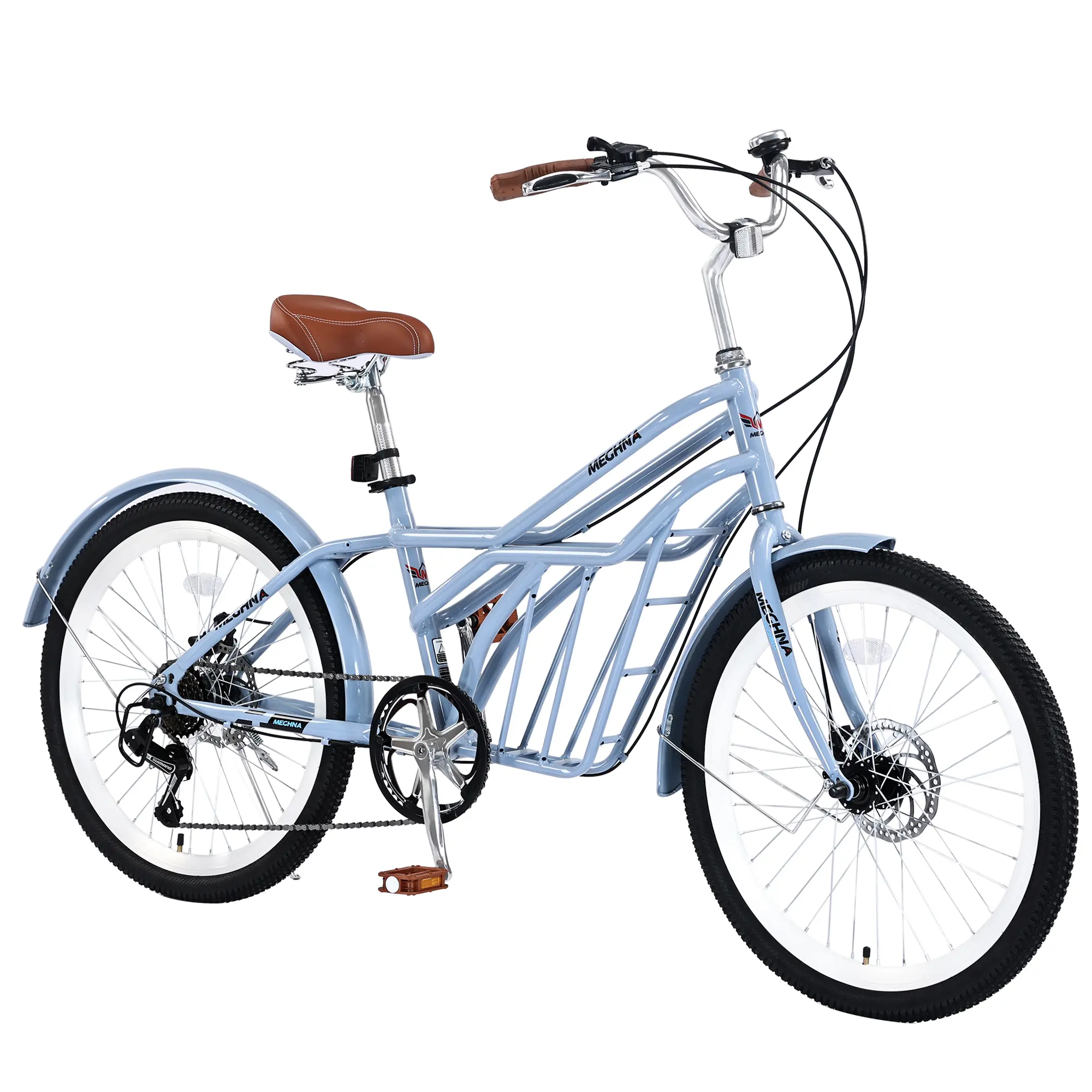 Unisex 24-Inch ARCH Steel Frame Commuter Bike, 6-Speed Gear System with Chain, Practical Lightweight City Cruiser for Daily Commuting, Multiple Color Options, Sports & Outdoor Cycling Equipment
