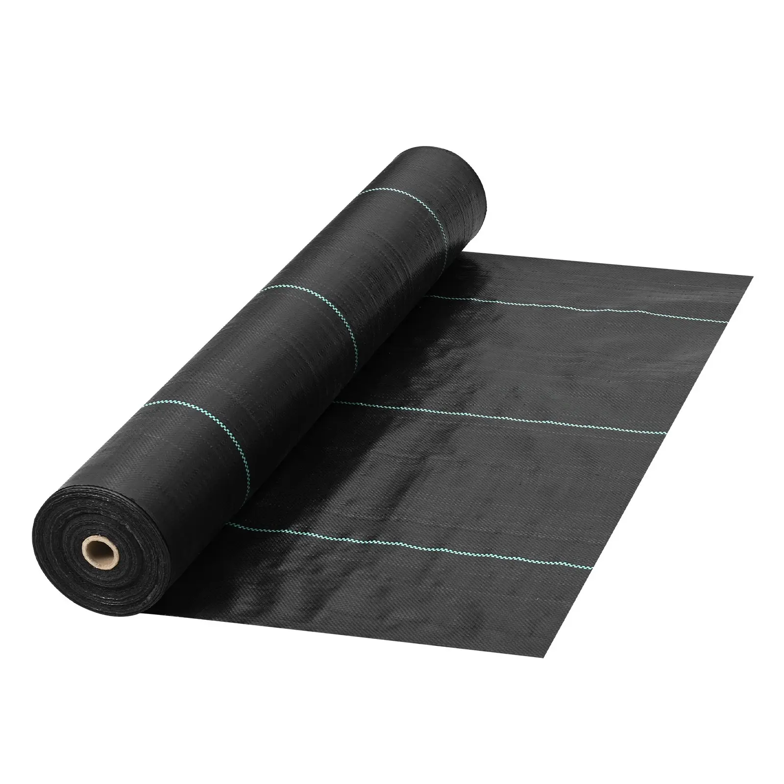 VEVOR Weed Barrier, 5.8oz Landscape Fabric, 3ftx 300ft Cover Mat Heavy Duty Woven Grass Control Geotextile for Garden, Patio, Black
