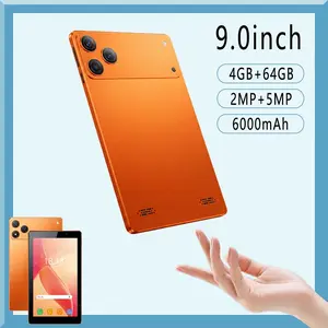 New 9-inch Wifi Touchscreen tablet with Android 13 system, 4GB RAM, 64GB ROM, supporting WIFI function, Bluetooth function, parents can control pre installed educational learning software, dual cameras, Ramadan children's gifts