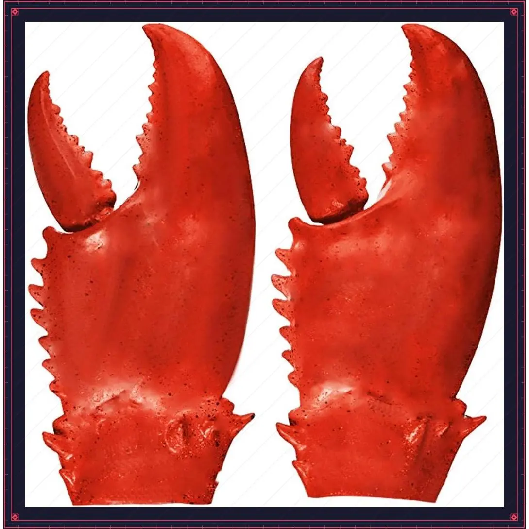 Funny Lobster Crab Claws Gloves Hands Weapon Props Halloween Toys,Funny White Elephant Gag GiftGift