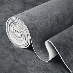 Suede Headliner, 36"L*60"W Dark Grey Car Headliner, Tela Para Tapizar de Auto, Suede Wrap Car, Auto Head Liner for Truck, Foam Backed Automotive Headliner