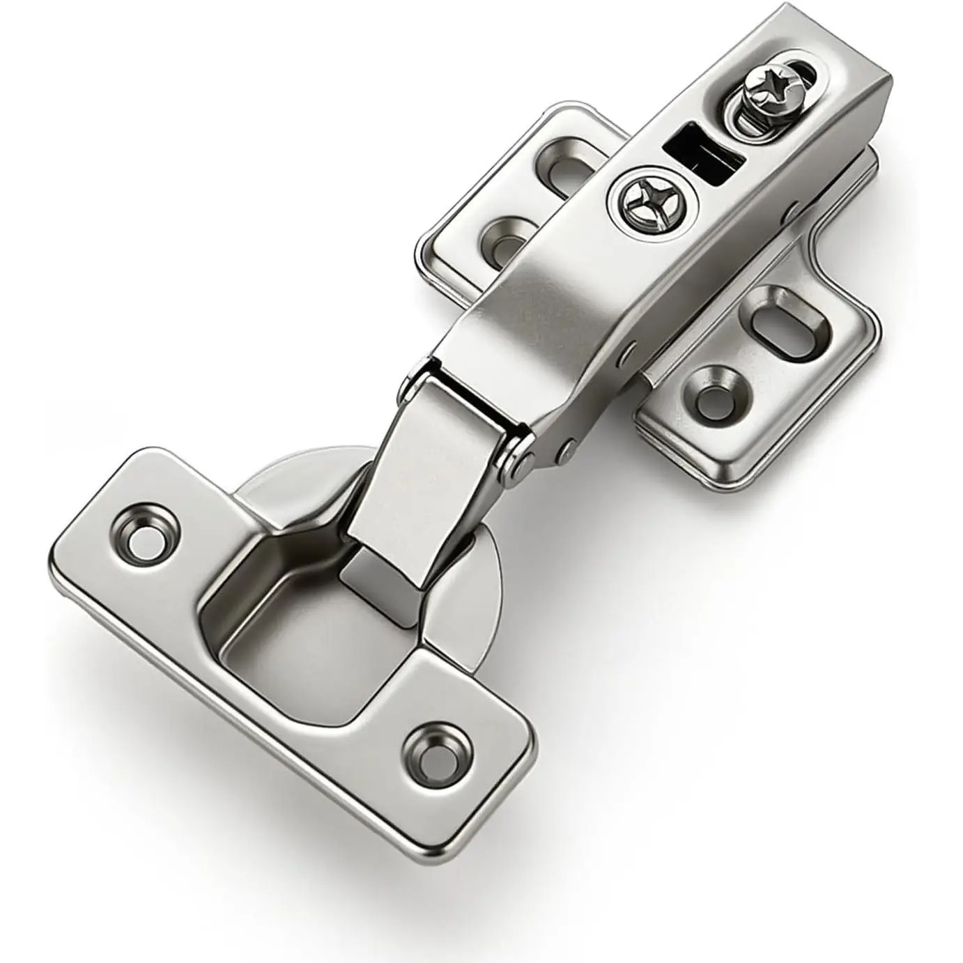 5 Pairs 10 Pack European Full Overlay Soft Close Cabinet Hinges | Concealed Kitchen Cabinet Hinges, Heavy-Duty Adjustable Design, Easy Installation, for Frameless Cupboard Hardware