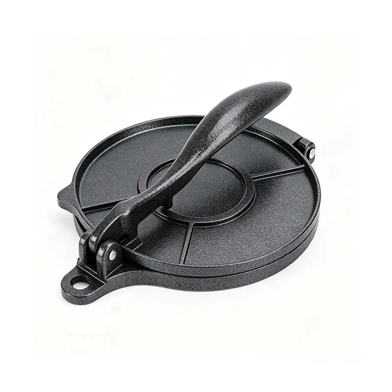 1 Pack Metal Tortilla Press, Easy Tortilla Making, Crepe Maker, Dough Press for Mexican Wraps and Flatbreads, Heavy Duty Kitchen Tool for Perfect Tortillas and Pancakes