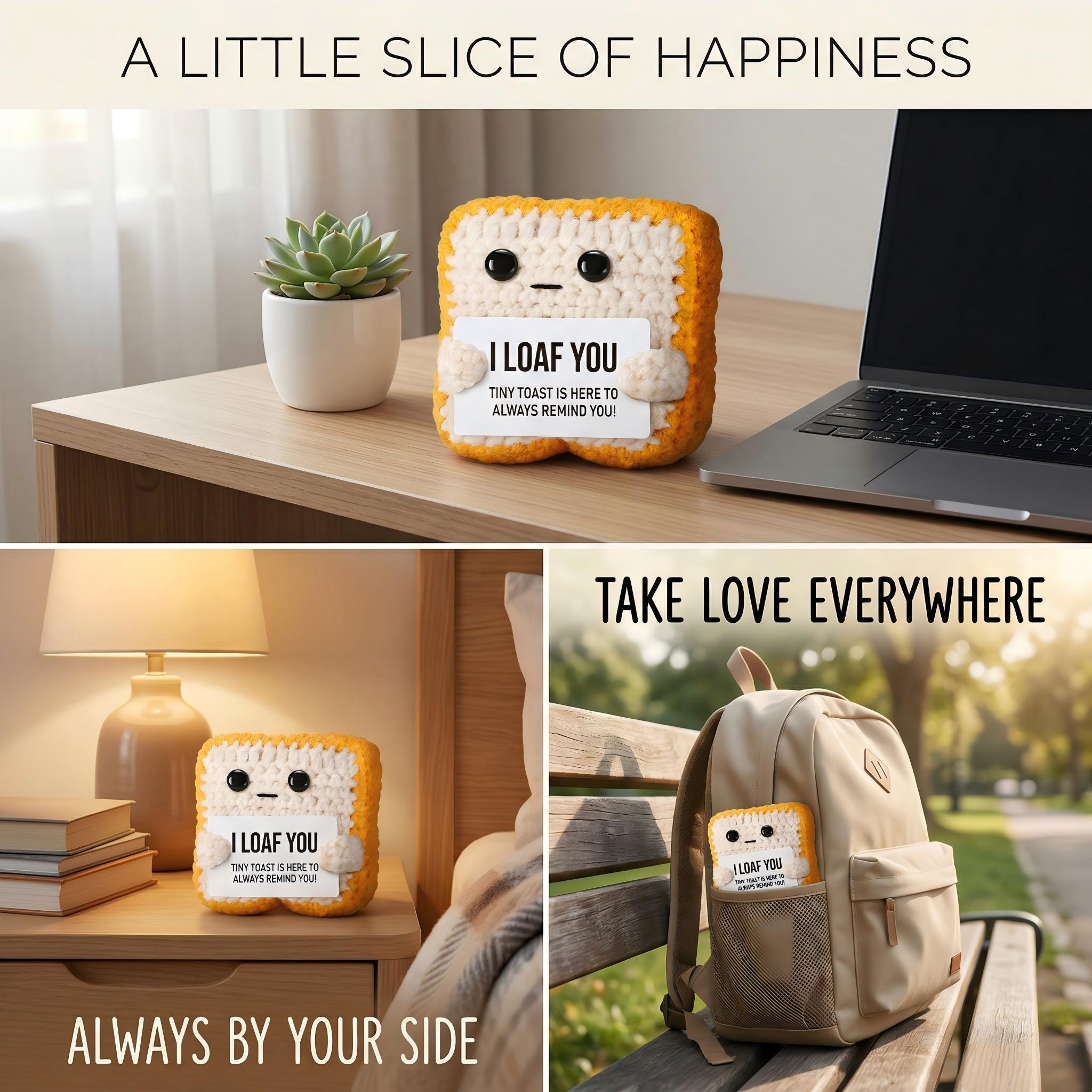 Cute Handcrafted Crochet Stuffed Mini Doll Premium Cotton Yarn Skin-Safe Durable Dense Stitches Not Easy to Break Multi-Use as Ornament Keychain Bag Hanging Decor Sweet Gift for Birthday Christmas Graduation Baby Shower Anniversary Family Friends